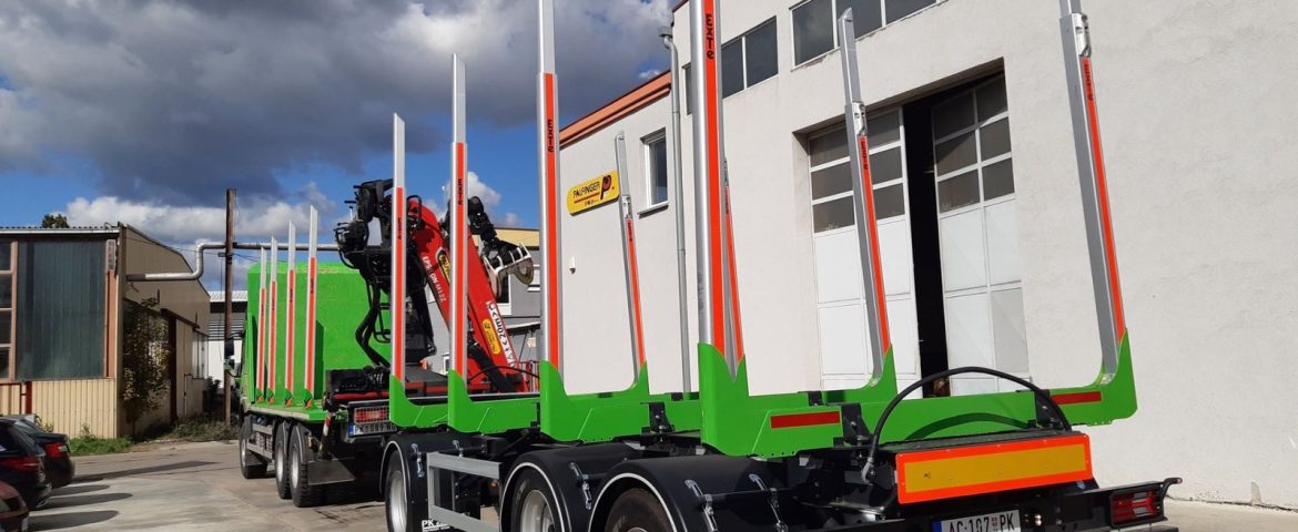 Šumarska prikolica PSM 300 za APM Gizdavić