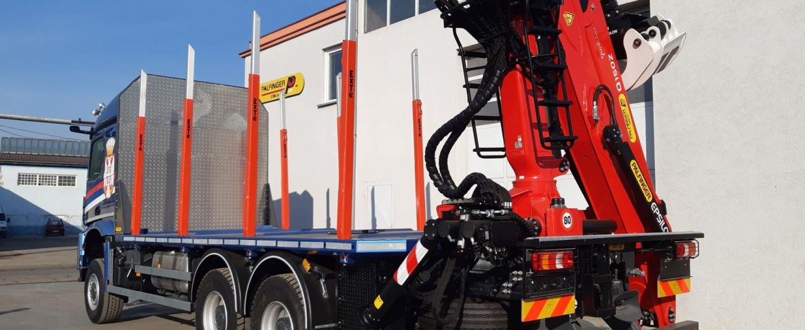 Nova šumarska nadgradnja sa Palfinger Epsilon Q150Z96 za Strugara Andrić