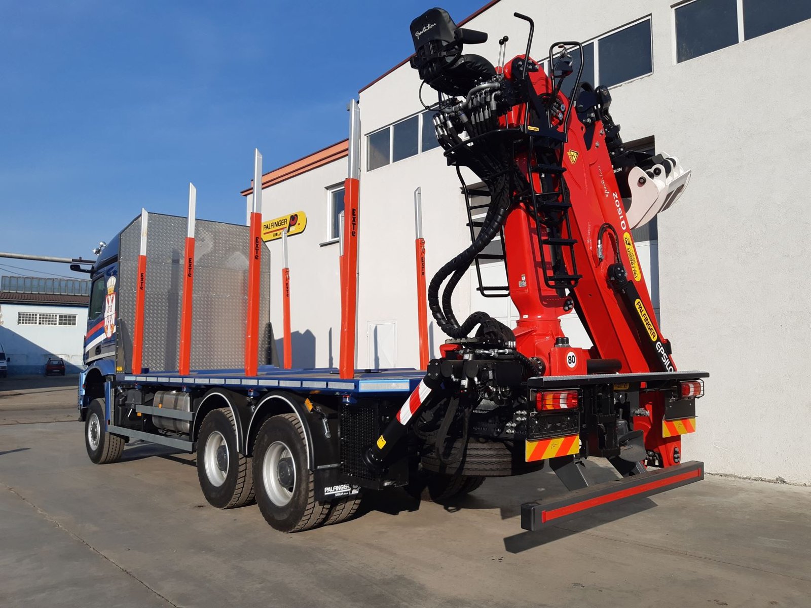 Nova šumarska nadgradnja sa Palfinger Epsilon Q150Z96 za Strugara Andrić