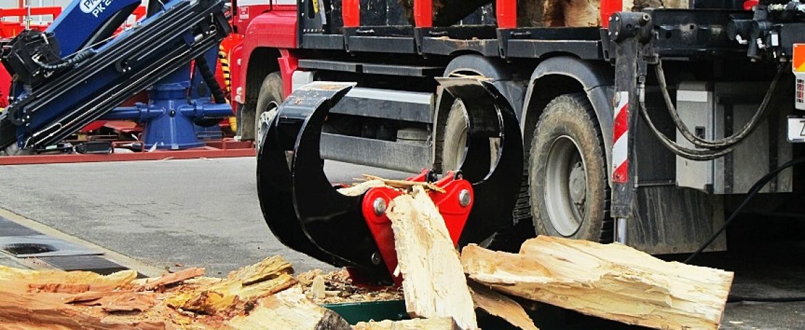 Grabilica za cepanje trupaca SPZ24 – demonstracija u radu