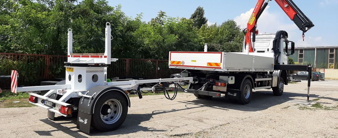 Palfinger PK 17001 SLD3 C sa prikolicom PST100 za Konvar