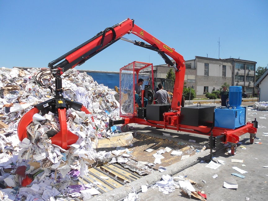 Mala mašina za prikupljanje papira