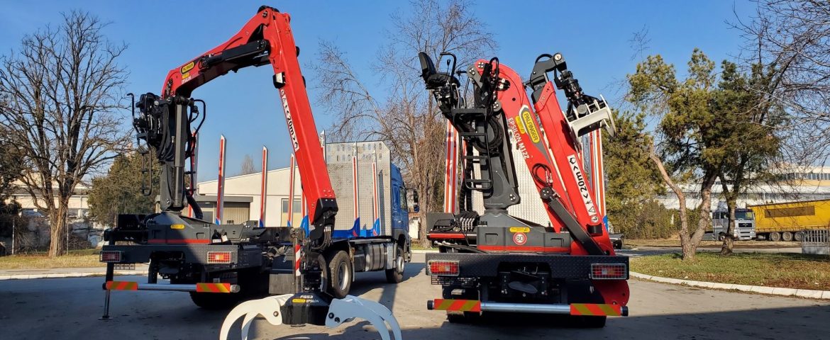 Šumarska nadgradnja sa Palfinger Epsilon dizalicom za AMBALAŽERKA d.o.o.