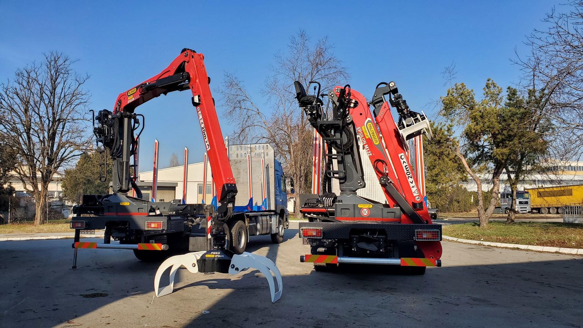 Šumarska nadgradnja sa Palfinger Epsilon dizalicom za AMBALAŽERKA d.o.o.