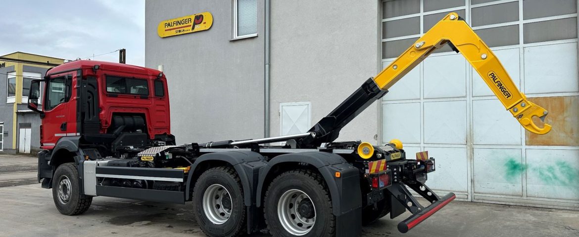 PARTNER LIGA D.O.O. – Isporuka Palfinger navlakača kontejnera PH T18A SLD 5