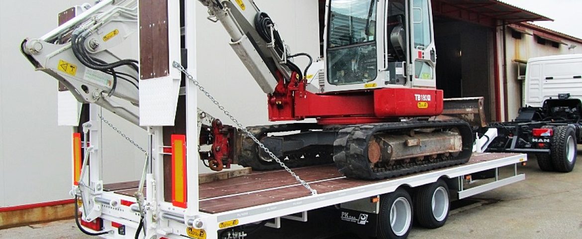 Prikolica za prevoz radnih mašina PRT 110