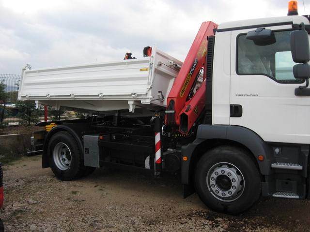 Palfinger dizalica PK15500 i trostrani kiper TK115B