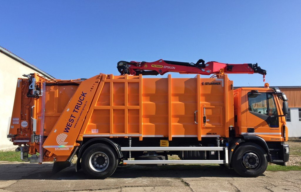 Ugradnja dizalice Palfinger Epsilon C70G77 za JKP Čistoća Novi Sad