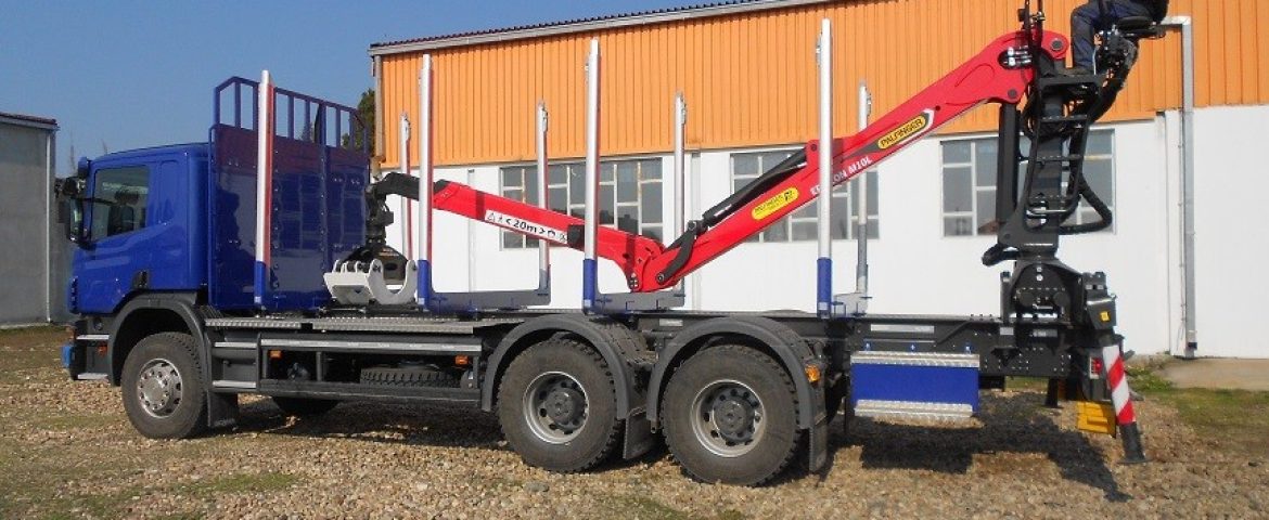 Šumarska platforma sa Palfinger Epsilon M10L80 za SSR Beljanička Bela Bukva