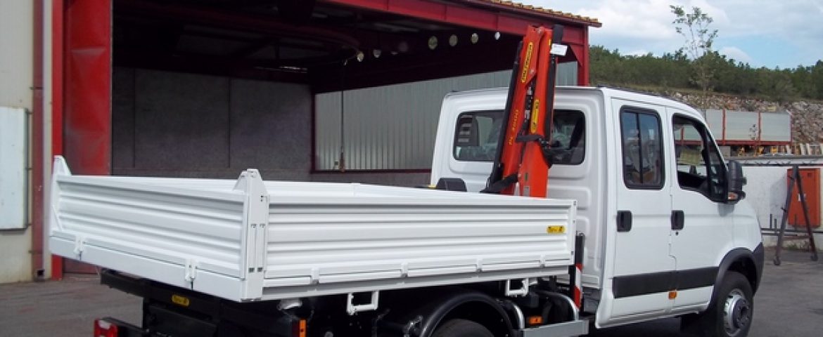 Palfinger dizalica PC3800 i trostrani kiper TK35 za JKP Put