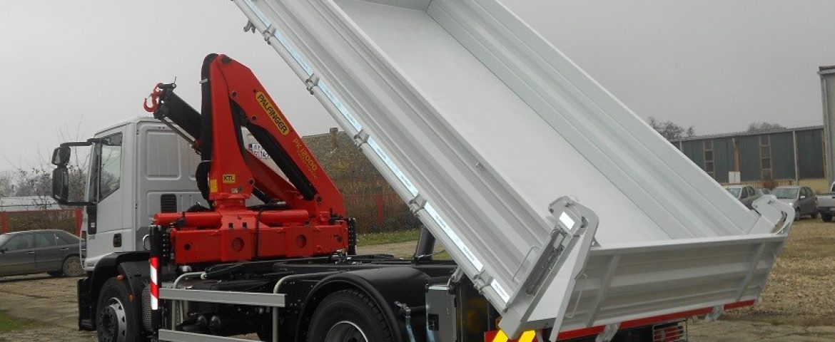 Palfinger dizalica PK 12000 i kiper TK115 za Novkol