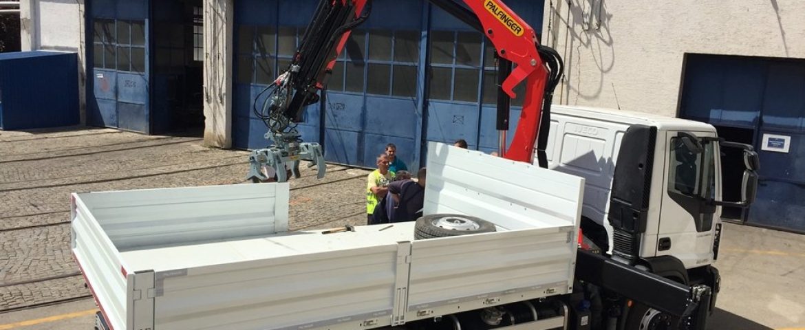 Palfinger PK 17.001 SLD1 za Gradsko Saobraćajno preduzeće Beograd