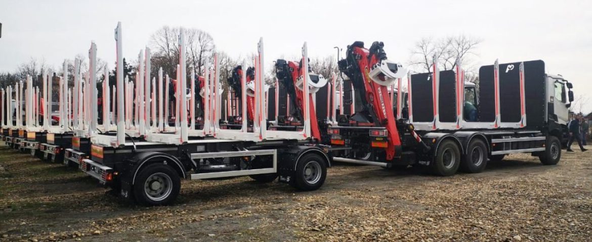 Sedam šumara sa Palfinger Epsilon dizalicama i prikolicama za JP Srbijašume