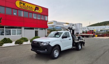 NOVO-ISUZU D-MAX sa PALFINGER radnom platformom P130 A